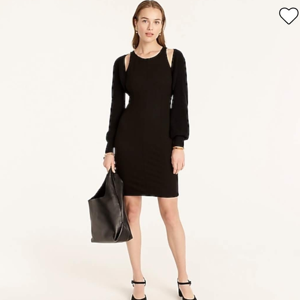 J. Crew Black Cropped Shrug Sweater - Picture 3 of 8
